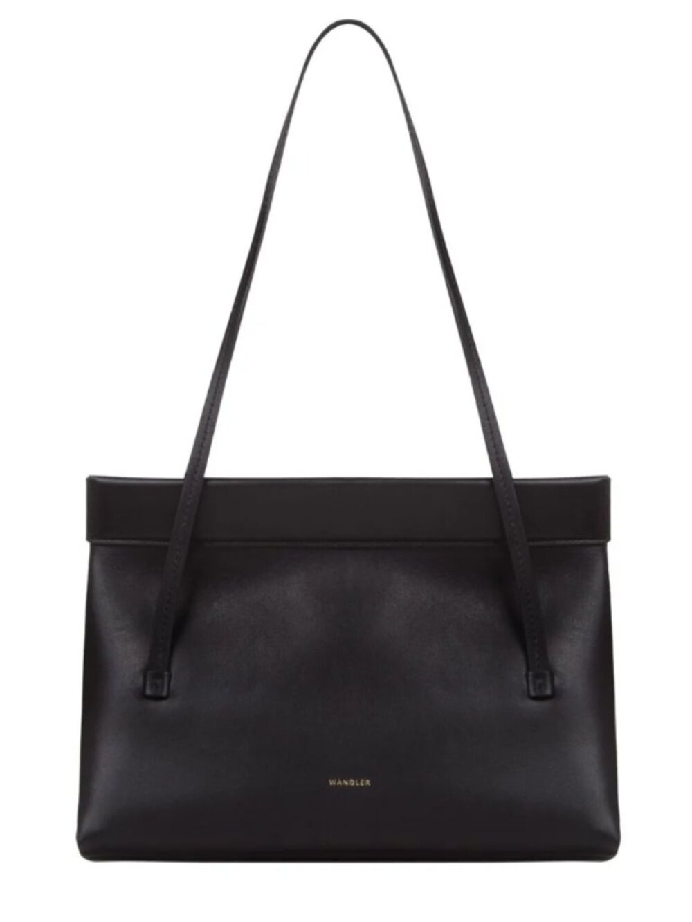 Wandler Joanna Mini Leather Tote Shoulder Bag Black NWT Made in Italy $830